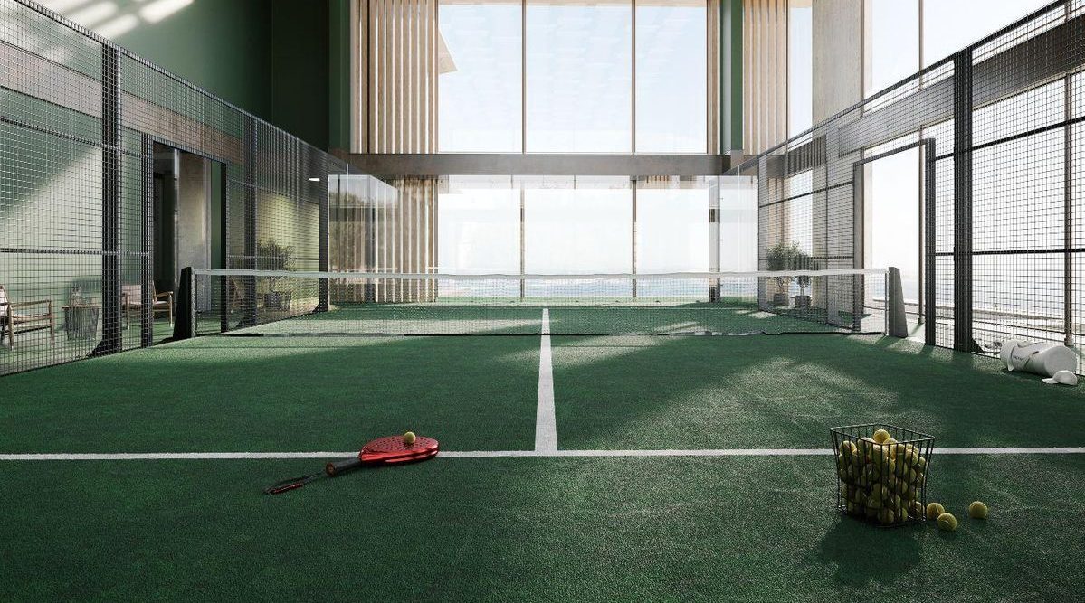 Indoor court at The Foundry